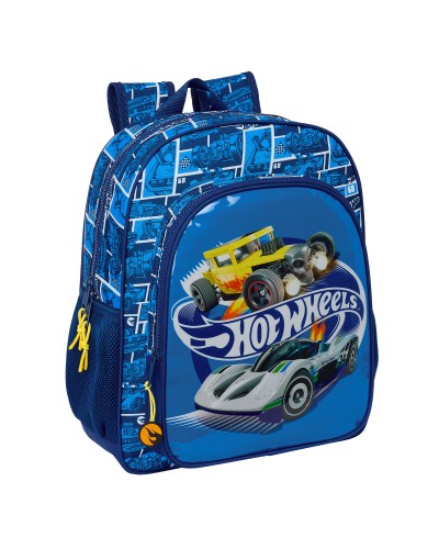 Zaino Scuola Hot Wheels Sonny Blu - 32x38x12 cm - Bambino/Ragazzo
