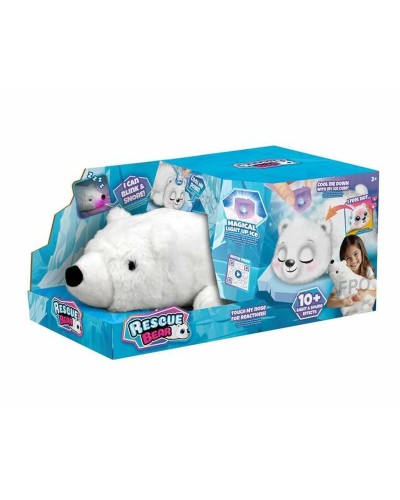 Knuffelbeer Bizak Rescue Bear Wit