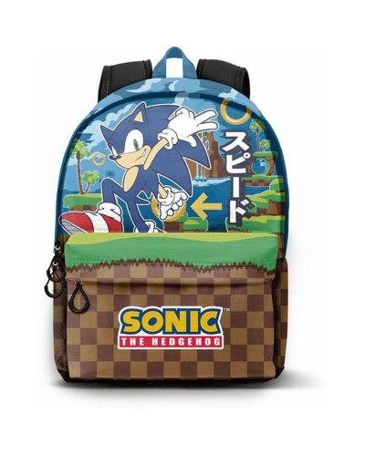 Koululaukku Sonic Greenhill Monivärinen 31 x 18 x 44 cm