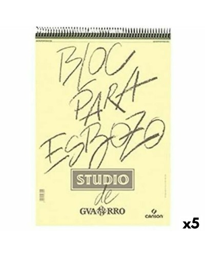 Drawing Pad Canson A5 50 Sheets (5 Units)