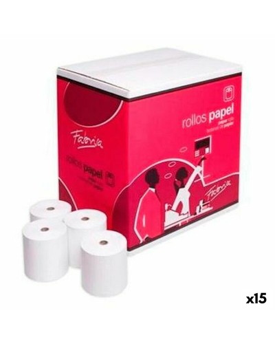 Thermopapierrolle Fabrisa Weiß 10 Stücke (15 Stück)