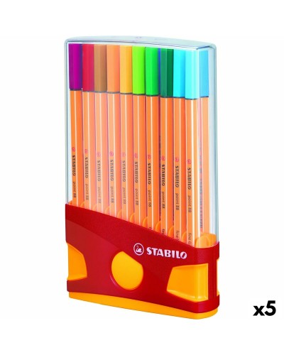 Marker-Set Stabilo POINT 88 Bunt 20 Stücke (5 Stück)
