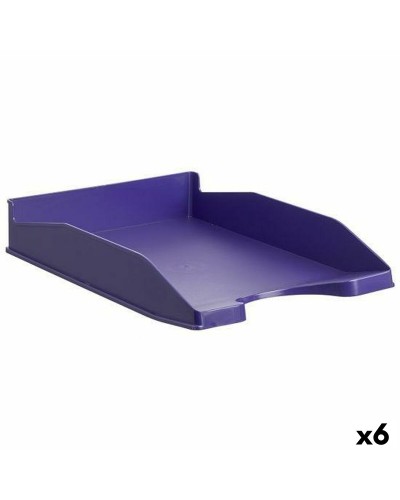 Förvaringsfack Archivo 2000 Malva-färg A4 34,5 x 25,5 x 6 cm (6 antal)