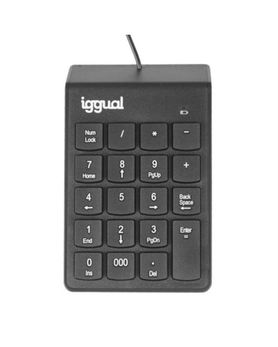Tastatur iggual IGG319956 Schwarz