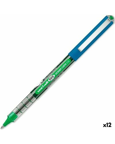 Boligrafo de tinta líquida Uni-Ball ROLLERBALL EYE OCEAN CARE 0,5 mm Groen (12 Stuks)