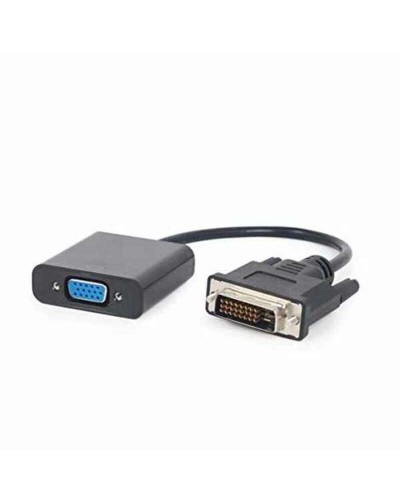DVI till VGA Adapter GEMBIRD A-DVID-VGAF-01 Svart