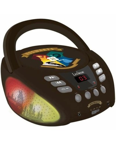 Lexibook Harry Potter CD/MP3-Player mit Bluetooth 5.0 - Hogwarts Schwarz
