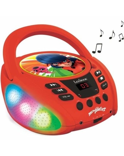 CD/MP3 player Lexibook Miraculous Bluetooth 5.0 Rood