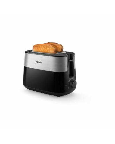 Philips 3000 Series Toaster, 8 Browning Settings, Bun Warmer
