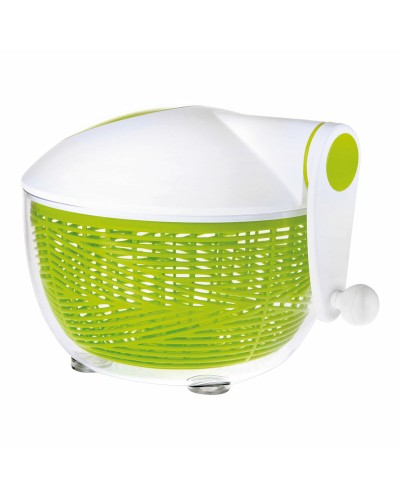 Centrifuga per Insalata Ibili Ø26 cm Bianco Verde, Facile da Usare