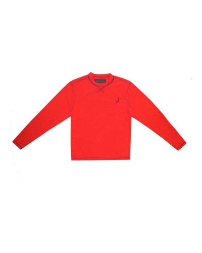 Joluvi Surprise: Orange Fleece Shirt, Warm and Breathable
