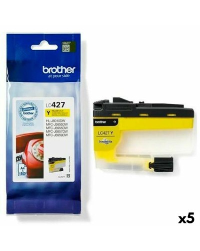 Brother LC427Y Giallo - Cartuccia Inchiostro Originale - MFC-J5955DW/J6955DW - 5pz
