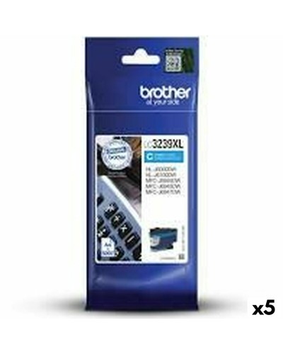 Brother Original Tintenpatrone Cyan HLJ6000/MFCJ6945 - 5 Stück
