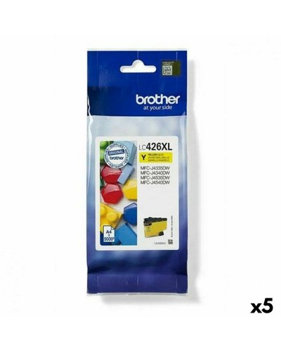 Brother Yellow LC422Y Cartridge MFC-J4540DW (5-Pack) - Original High Yield Ink
