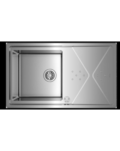 Fregadero de Un Seno Teka BROOKLYN 50 MXP 1C 1E Acero