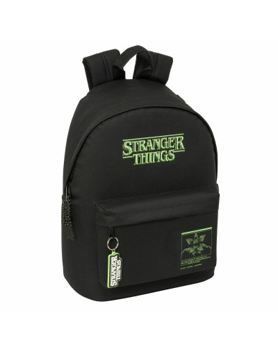 School Bag Stranger Things Black 31 x 41 x 16 cm