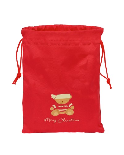 Sac à dos serré par des ficelles Safta Rouge 26 x 34 x 1 cm