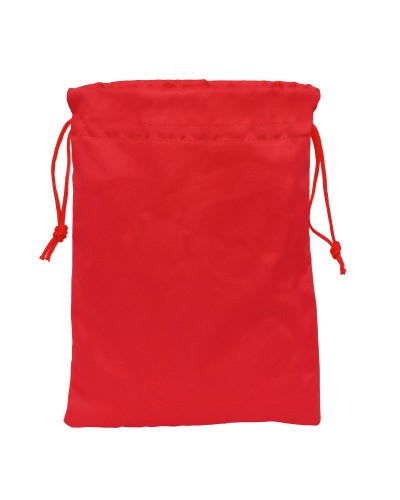 Zainetto con Cordini Safta Rosso 26 x 34 x 1 cm