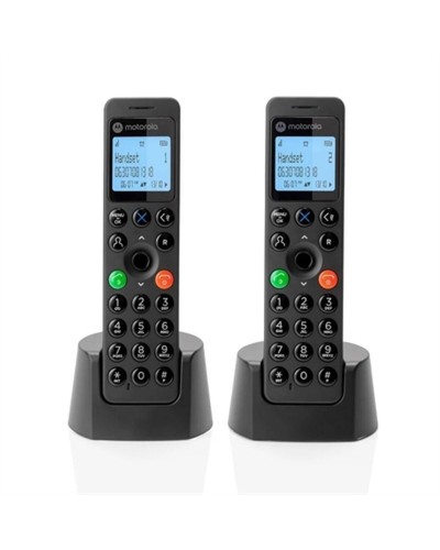 Telefono Senza Fili Motorola DOT202 Nero