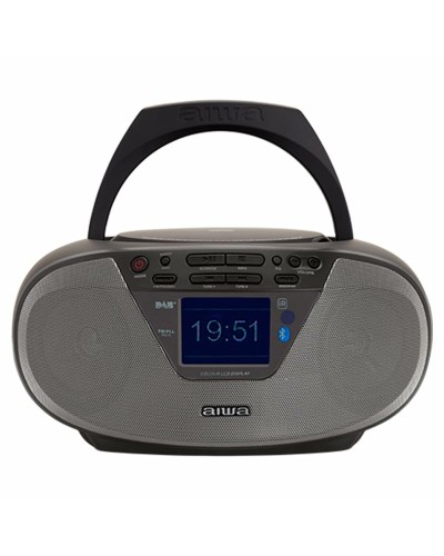CD-Radio MP3 Aiwa BBTU500DAB/BK Svart FM
