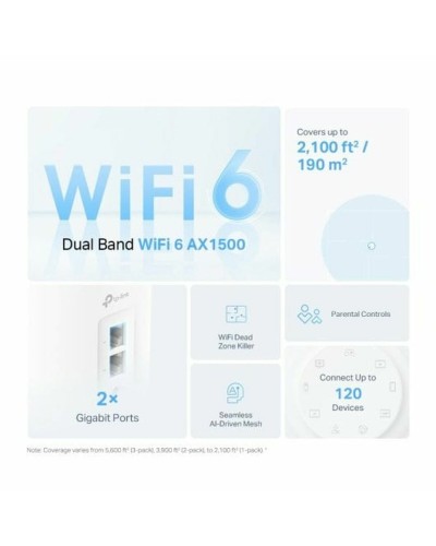 Ripetitore Wifi + Router + Punto d'Accesso TP-Link DECO X10(3-PACK)