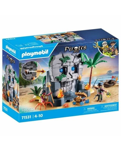 Playmobil Pirates 71531: Treasure Island with Pirate and Cannon - Playset
