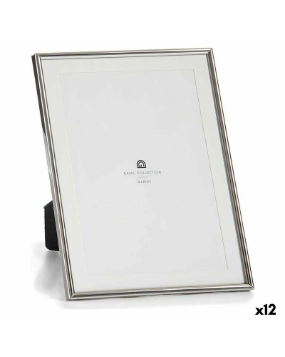 Fotoram Glas Silvrig Stål (12 antal)