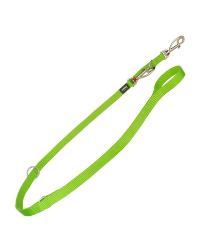 Guinzaglio avvolgibile Red Dingo Lime da 2 x 200 cm per cani