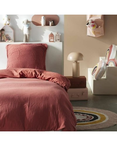TODAY Dream Red Duvet Cover: Luxurious cotton bedding
