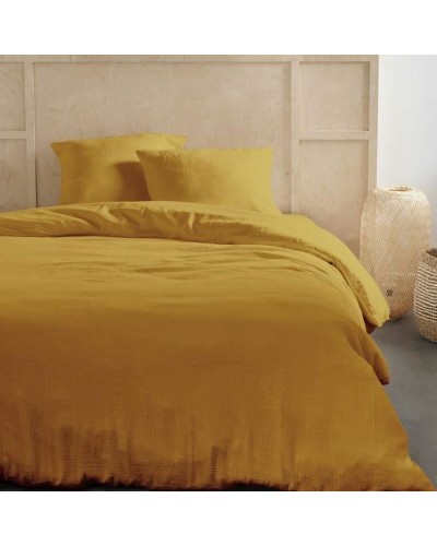Housse de couette TODAY Dream Jaune - Ensemble Complet - Doux et Confortable
