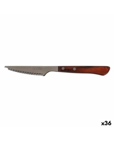 Quttin Packwood Steak Knife in Wood, 36-Piece Set
