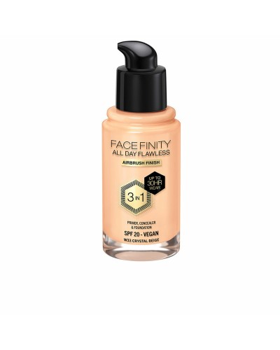 Max Factor Face Finity All Day Flawless W33 Crystal Beige - Make-up Grundlage SPF20 30ml

