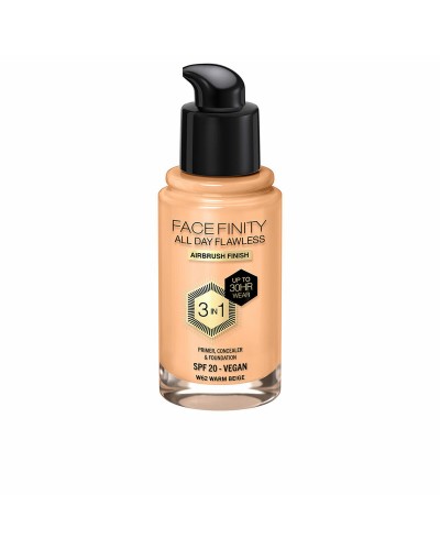 Max Factor Face Finity All Day Flawless 3 en 1 W62 Beige Chaud SPF20 30ml
