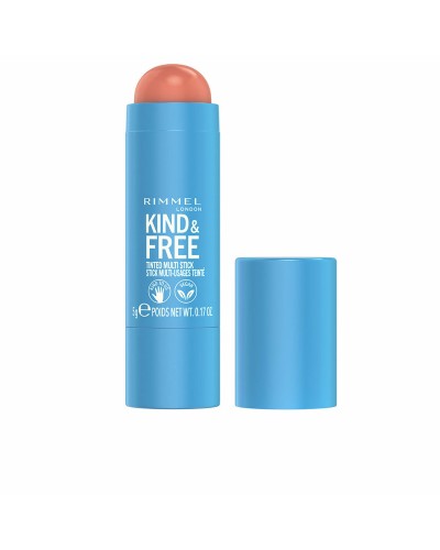 Rimmel London Kind & Free Rouge Stick 002 Peachy Cheeks - 5g - Natürlicher Effekt
