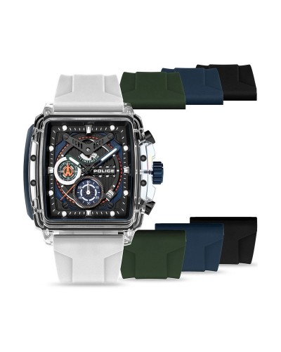 Reloj Police para hombre PEWGO0052401-SET Cronógrafo Negro y Plata
