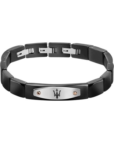 Maserati Men's Stainless Steel Bracelet JM419ARY05 - Elegant & Sporty
