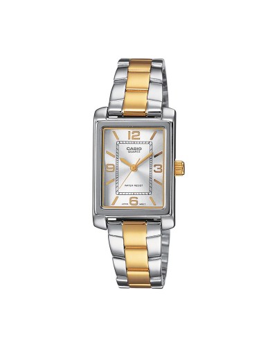Casio LTP-1234PSG-7AEG : Montre Femme Bicolore Acier, Élégante et Résistante
