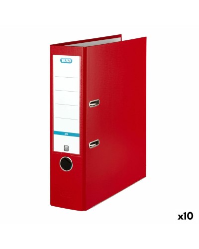 Elba Lever Arch File A4 Red - 10 Pieces - Office Archive
