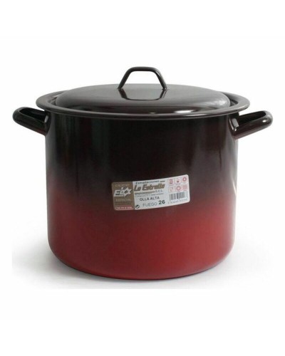 Kookpot met Deksel La Estrella Glazed enamelled steel