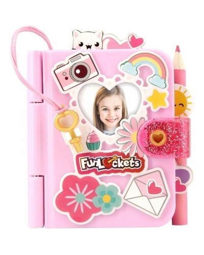 Agenda avec accessoires Funlockets Mini Rose