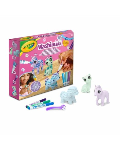 Drawing Set Crayola Washimals (3 Pieces) (3 Units)