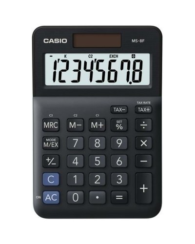 Calculatrice Casio MS-8B LCD Noir Plastique