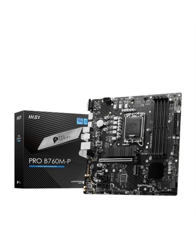 Moederbord MSI PRO B760M-P DDR4 LGA1700 LGA 1700 Intel Intel B760