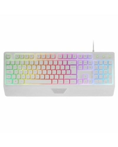Souris Gaming Mars Gaming MK124WES Blanc Espagnol Qwerty