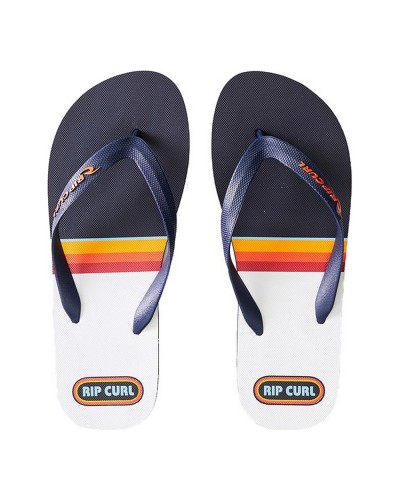 Rip Curl Revival Strip : Tongs Homme Noir/Blanc - Confort Estival
