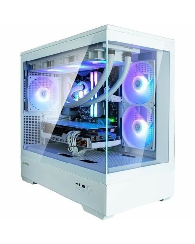 Zalman P30 Weiß ATX Desktop Gehäuse - PC Gaming, Leise
