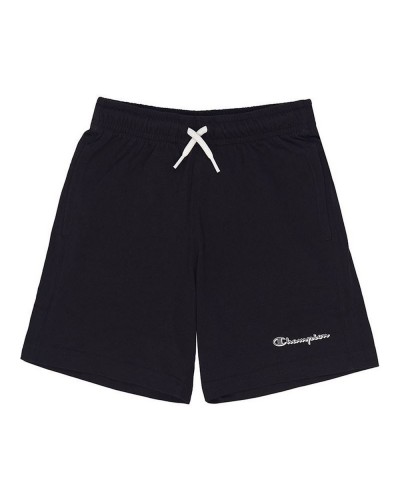 Pantalon de survêtement Champion enfant molletonné coton sportif bleu
