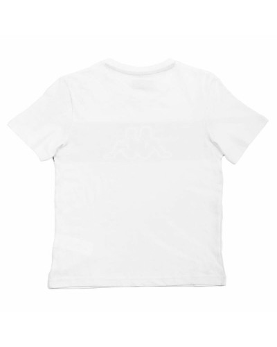 Kappa Camiseta Niño Skoto K Blanca - Manga Corta Deportiva

