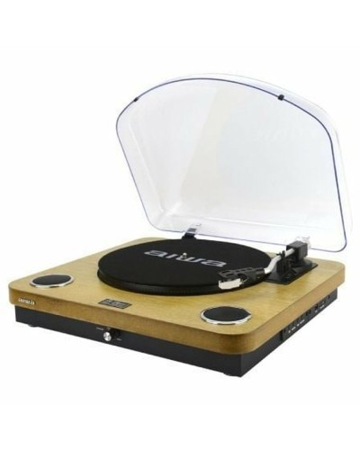 Record Player Aiwa GBTUR-120WDMKII Wood Bluetooth