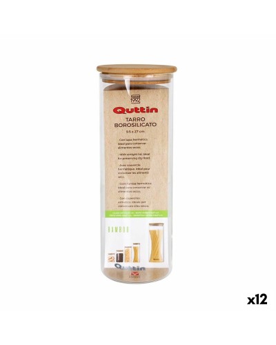 Quttin Silikon- und Borosilikatglas-Krug, 1,55 L, Ideal für heiße und kalte Getränke und Aufgüsse
